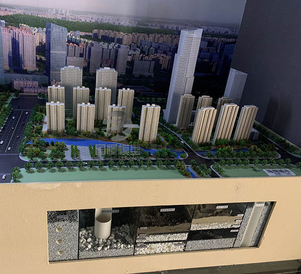 中江县建筑模型